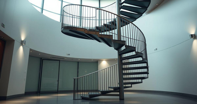 Escada de Aço Caracol: Elegância e Funcionalidade Sobre o Tema