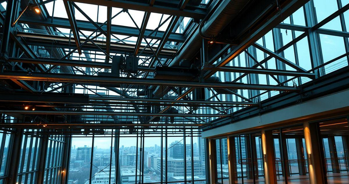 Estrutura Metálica Aparente Como Elemento de Design Moderno