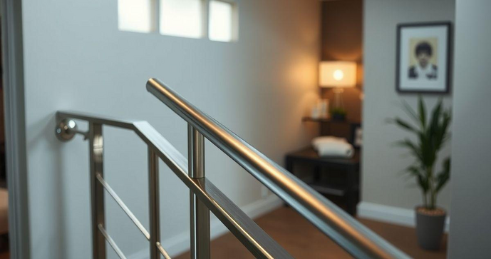 Corrimão de escada em aço inox: segurança e elegância para sua casa