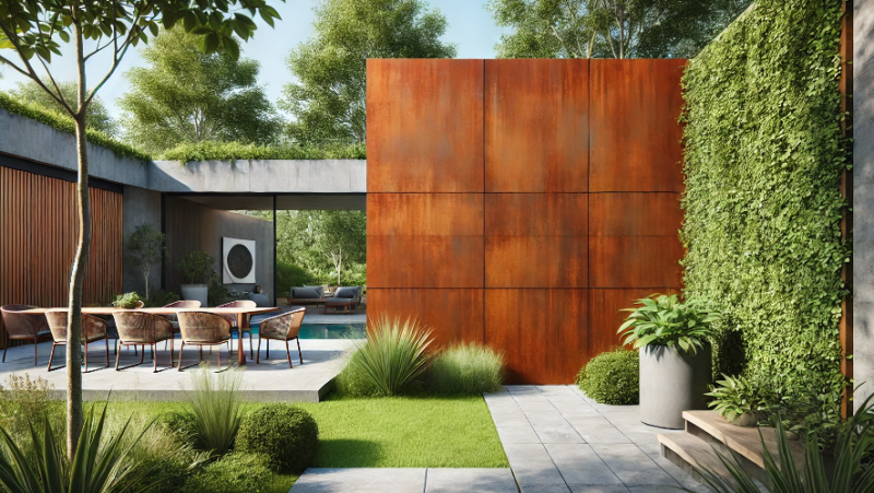 Painel em Aço Corten: Durabilidade e Elegância em um Único Produto