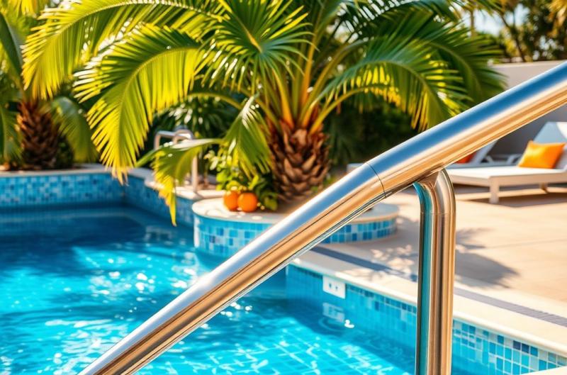 Corrimão de Inox para Piscina: Segurança e Estilo para Seu Espaço Aquático